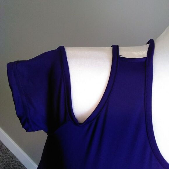 Navy blue top Sz S - Picture 3 of 6